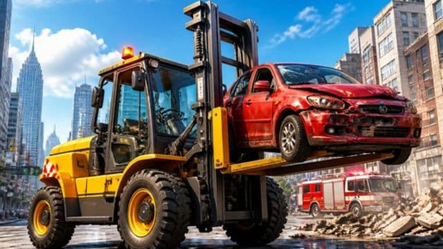 City Rescue Forklift Simulator