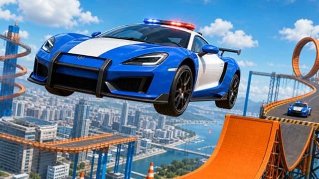 Police Car Stunt Challenge