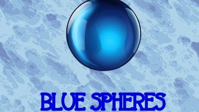 Blue spheres