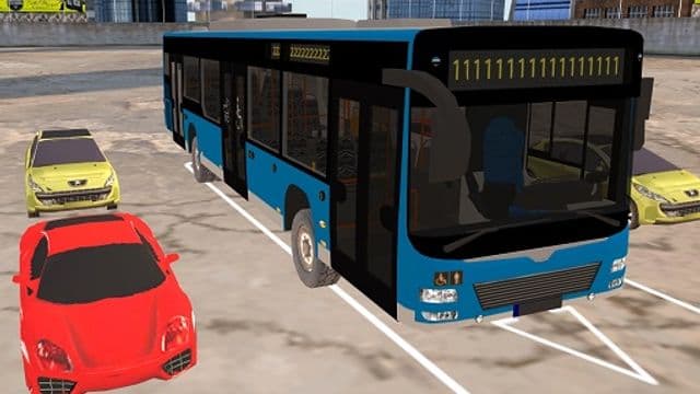 Bus Parking Cityscape Depot