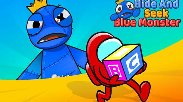 Hide And Seek Blue Monster