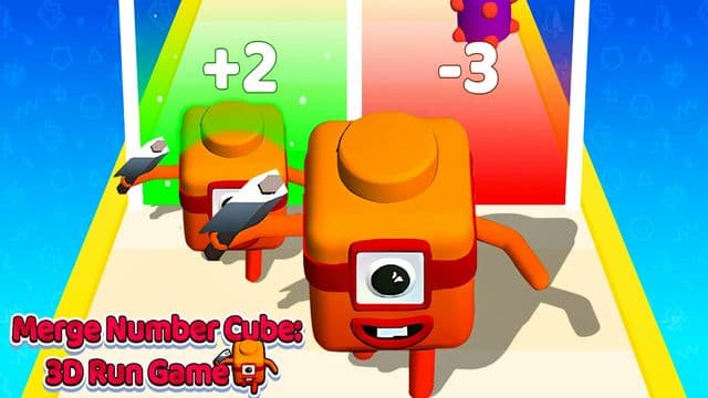 Merge Number Cube 3d Run Game