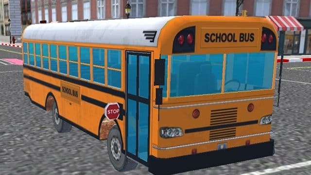 Bus School Park Driver